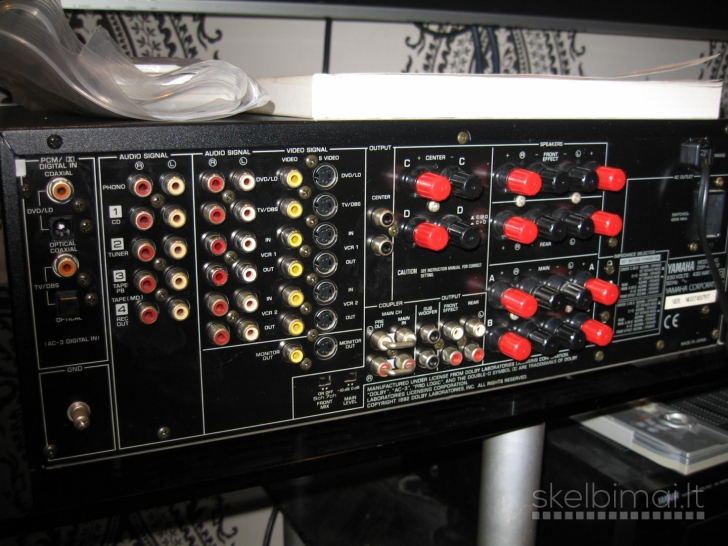 YAMAHA DSP-A1092 amplifier. 20kg. 1997m. Made in Japan. New