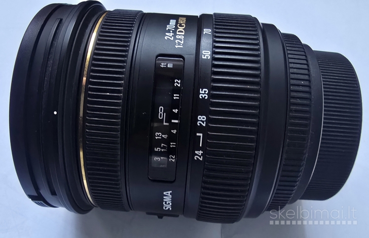 Objektyvas Sigma Sony AF 24-70mm f/2.8 IF EX DG HSM Ø82