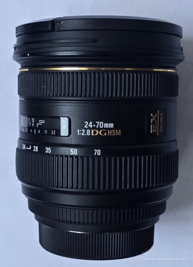 Objektyvas Sigma Sony AF 24-70mm f/2.8 IF EX DG HSM Ø82