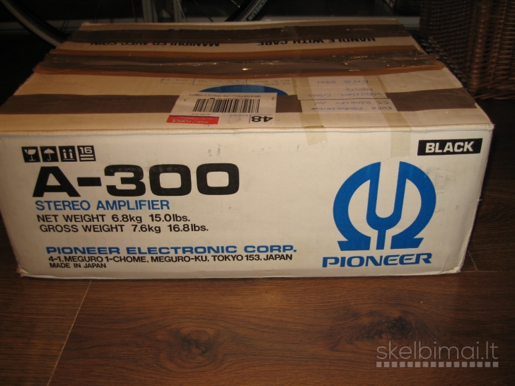 PIONEER A-300 Stereo Amplifier. Made in Japan. Kaip Naujas-beveik nenaudotas.