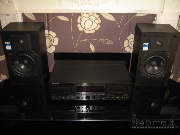 PIONEER CT-W650R Stereo Double Cassette Deck. Made in Japan. 1991 model.