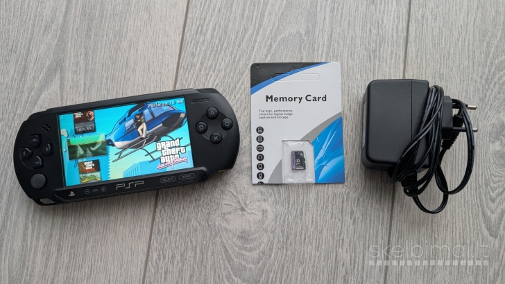 Atrištas PSP Street E-1004 32gb + 55 žaidimai