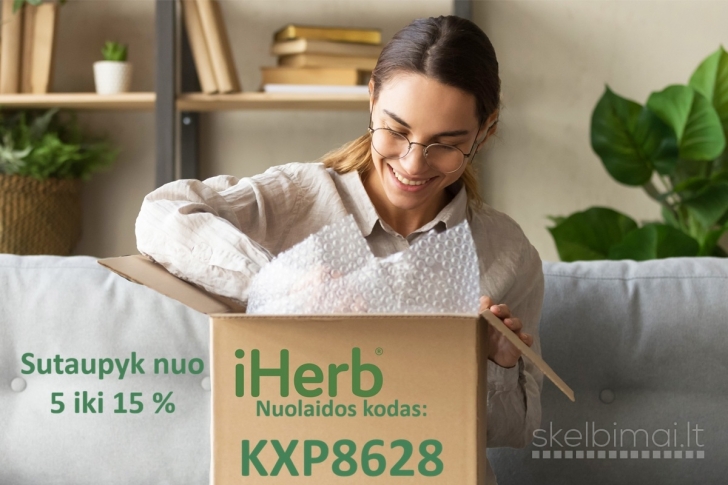 iHerb.com 5-15% nuolaidos kodas KXP8628