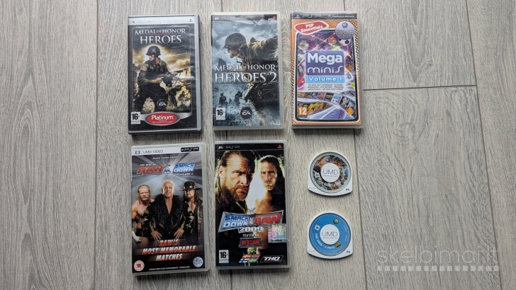 Atrištas PSP Street E-1004 32gb + 55 žaidimai