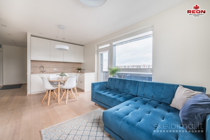 PARDUODAMAS KOKYBIŠKAI ĮRENGTAS, PATOGIAI SUPLANUOTAS 2 KAMBARIŲ BUTAS 