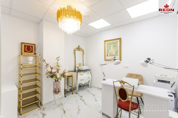 Išnuomojamas įrengtas grožio salonas
