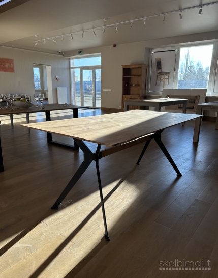 ĄŽUOLINIAI STALAI, STALIUKAI - IŠPARDAVIMAS