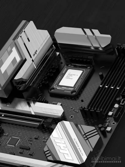 CPU LGA1700 / AM5 apsauginiai rėmeliai, juoda sp.