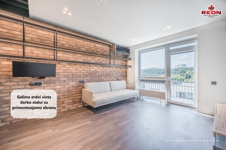 NUOMOJAMAS ERDVUS 2 KAMBARIŲ BUTAS 