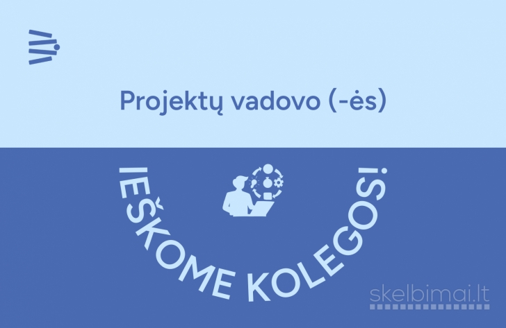 Projektų vadovas (-ė)
