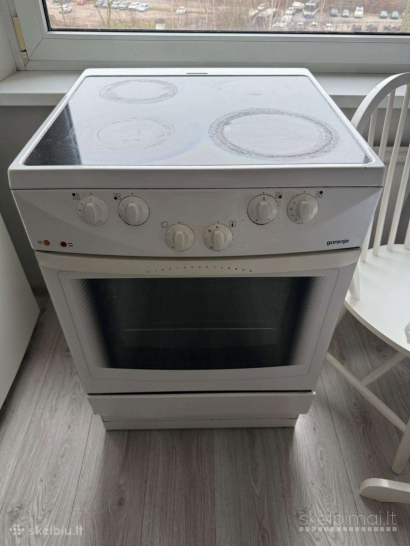 Gorenje elektrinė viryklė su elektrine orkaite, tvarkinga, galiu atvezti. 