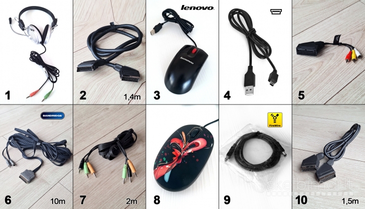 Scart aux tulpės svideo usb hdmi utp rca