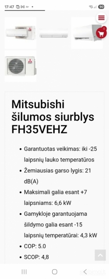 Šilumos siurblys oras-oras