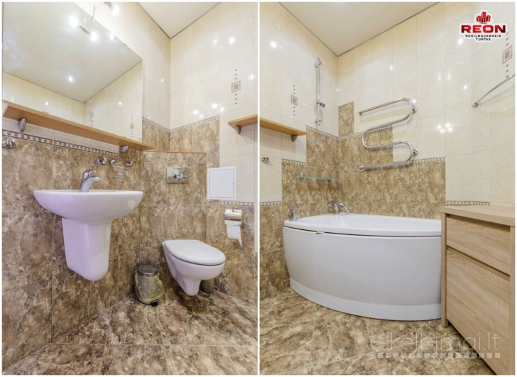 NUOMOJAMAS ŠVIESUS DVIEJŲ KAMBARIŲ BUTAS Š. MIESTELYJE!