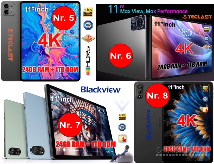 NAUJAUSI! 4K ULTRA TAB PC PLANŠETINIAI KOMPIUTERIAI+DĖKLAS DOVANŲ!
