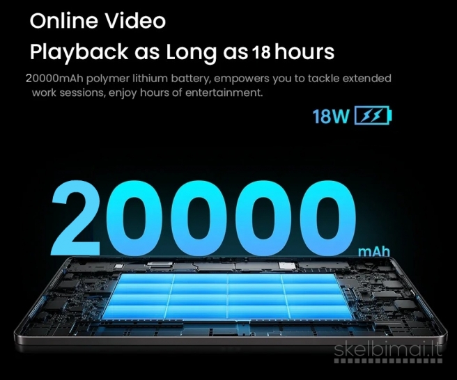 TECLAST 4K UHD TAB PC11.0"COLIŲ-HELIO G99-5G-2SIM-GPS