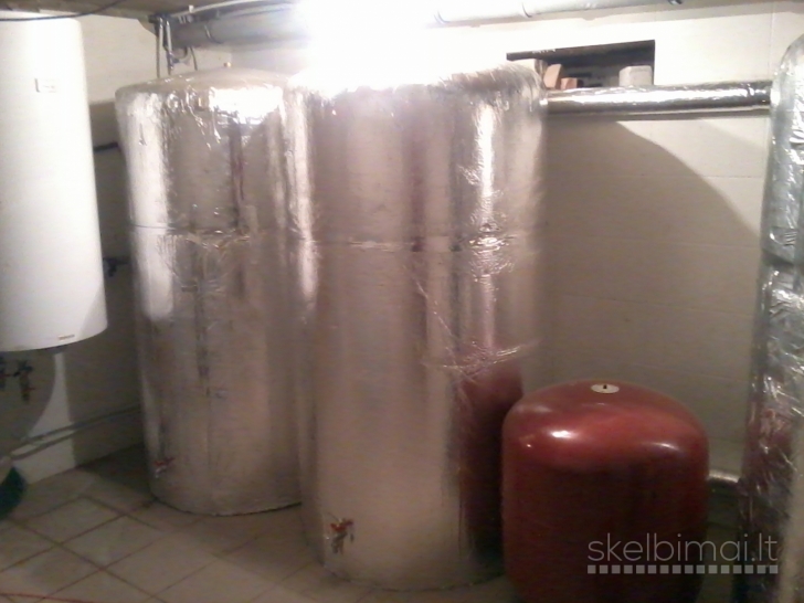 Vandentiekio, nuotekų, šildymo sistemų montavimo darbai, katilinių įrengimas