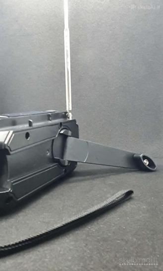 Turistinis Avarinis radijas saulės panele su dinama