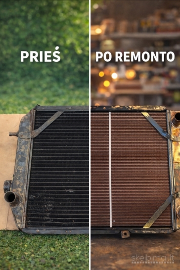 Aušinimo radiatorių gamyba ir remontas