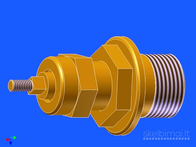 Aksonometrijos (3D) brėžinių braižymas su AutoCAD
