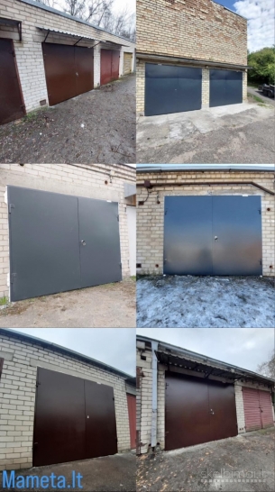 Metaliniai, atveriami garažo vartai 