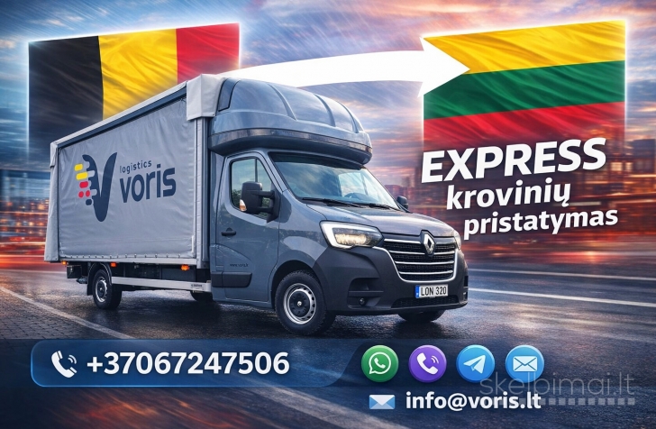 Belgija-LIETUVA-EXPRESS PASLAUGA