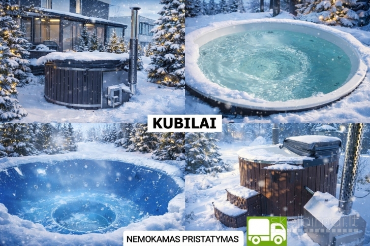 Naujas kubilas nebrangiai kokybiškai greitai