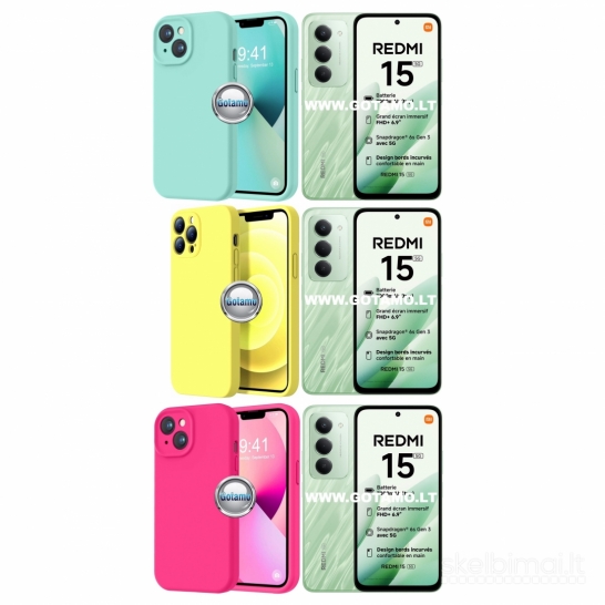 765 B-Soft Plus dėklai nugarėlės Xiaomi Redmi 15 WWW.GOTAMO.LT