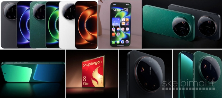 NAUJAS XIAOMI 17 ULTRA KLONAS PIGIAU