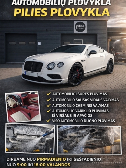 Variklio Plovimas iš viršaus ir apačios automobiliu plovykla 