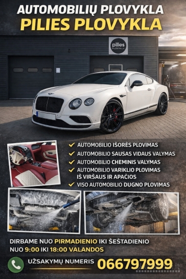 Variklio Plovimas iš viršaus ir apačios automobiliu plovykla 