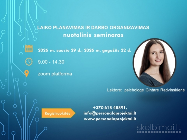 Laiko planavimas ir darbo organizavimas