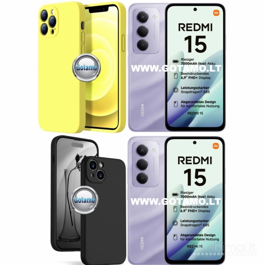 766 B-Soft Plus dėklai nugarėlės Xiaomi Redmi 15 4G WWW.GOTAMO.LT