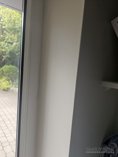 Apdailos darbai, langų angokraščių tvarkymas