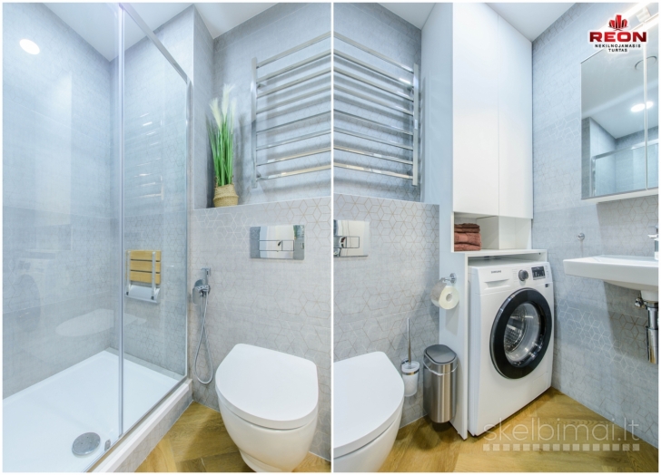 IŠNUOMOJAMAS KOKYBIŠKAI IR PATOGIAI ĮRENGTAS 2 KAMBARIŲ BUTAS.