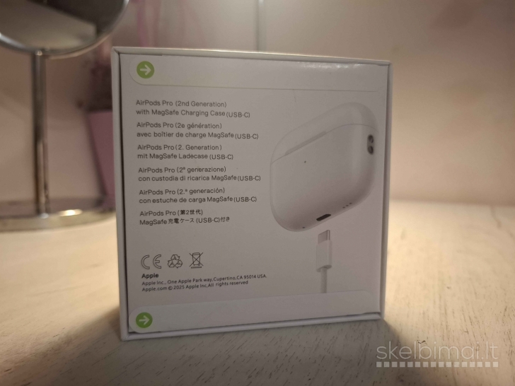 Apple Airpods Pro 2 Generacija su ANC