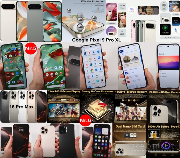 NAUJI! XIAOMI-SAMSUNG-GOOGLE PIXEL-iPHONE TELEFONAI