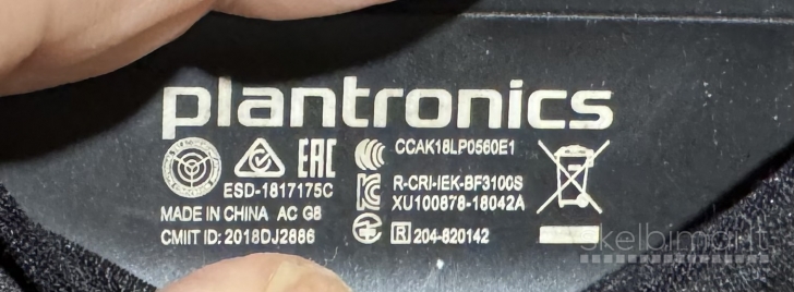 Ausinės Plantronics BACKBEAT FIT 3100“ 