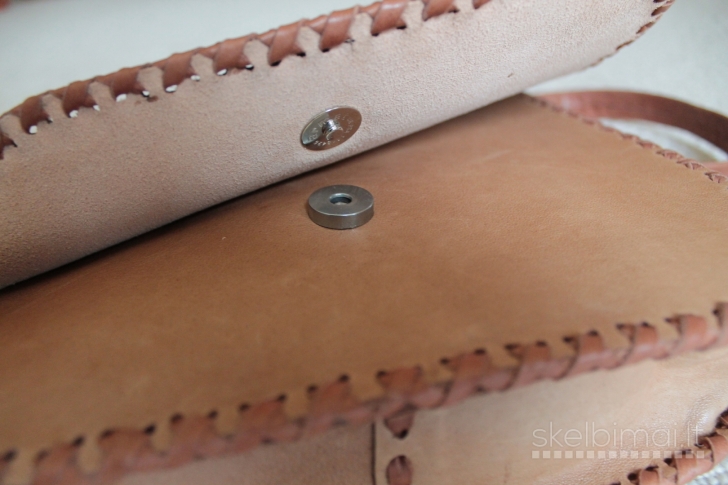 Vienetinė rankinė. Rankų darbo. Tikra oda. Lietuva 