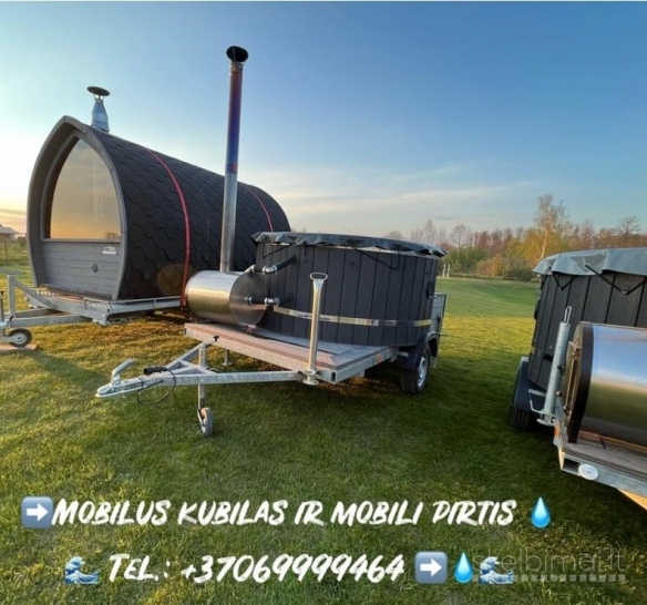 Savaitgaliui turime laisvų Mobilių kubilų ir pirčių +37069999464 