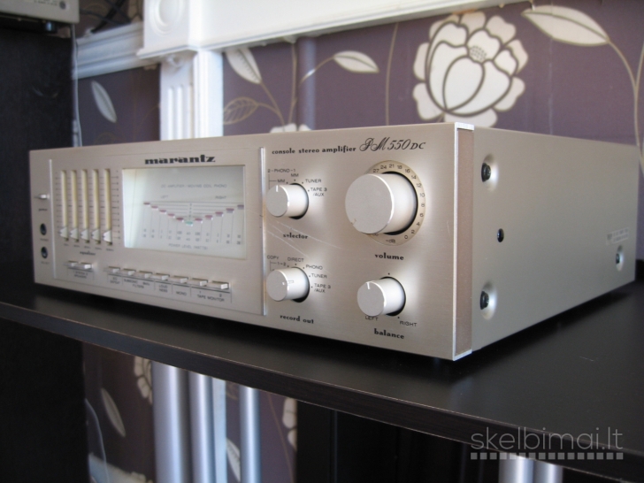 Marantz PM550 DC stereo amplifier (1982-84). Made in Japan.