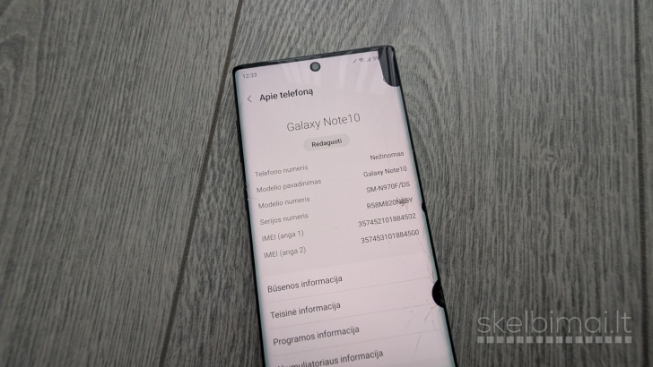 Samsung Galaxy Note10 Dual Sim 8gb/256gb 4G