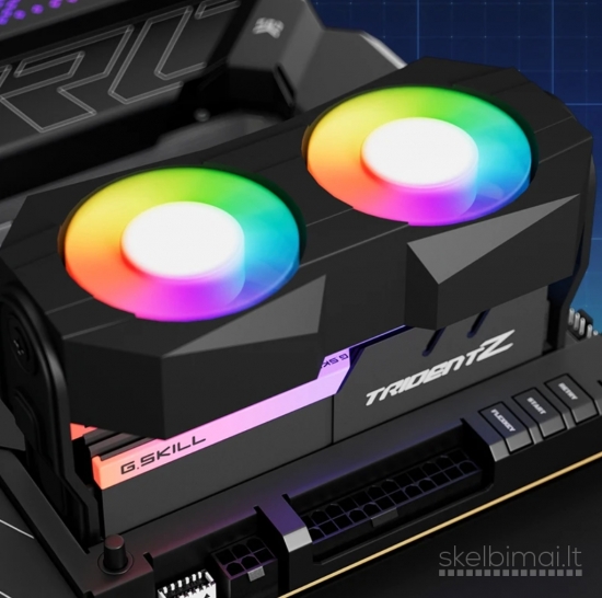 RAM Desktop Dual Fan 4pin Rgb atminties aušintuvas