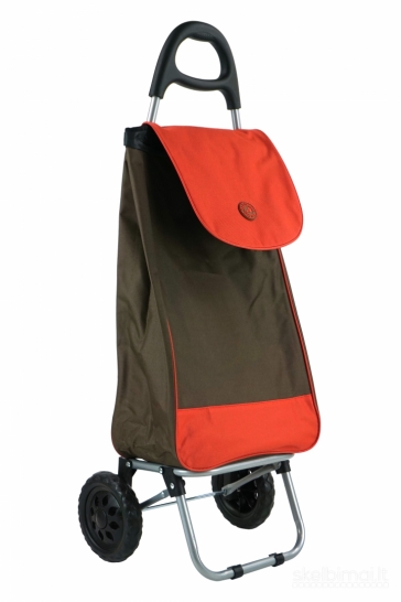 Pirkinių krepšių su rateliais išpardavimas