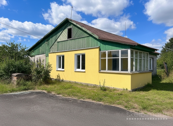 Bagdononys kaimas, Trakų r. - mūrinė parduotuvė 14 arų, aikštelė, aplink ežerai