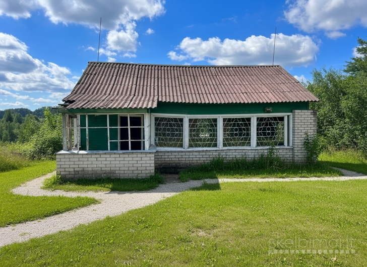 Bagdononys kaimas, Trakų r. - mūrinė parduotuvė 14 arų, aikštelė, aplink ežerai