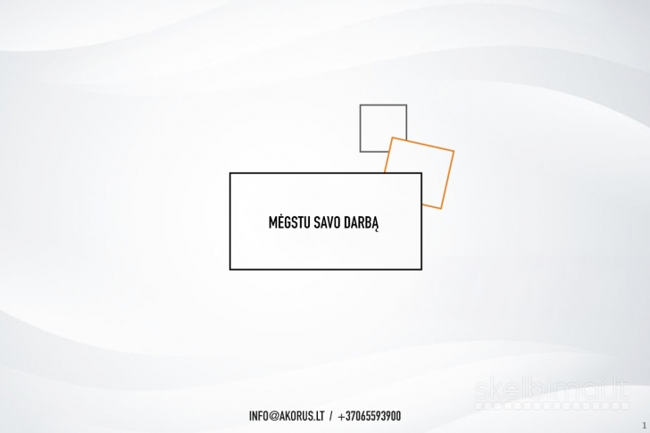 Gerasbutas.lt – Šviesus ir jaukus butas su virtuve ir san. mazgu