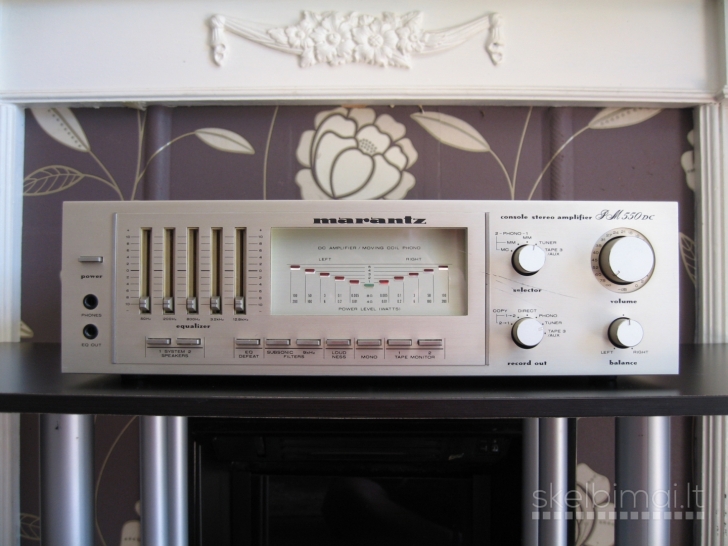 Marantz PM550 DC stereo amplifier (1982-84). Made in Japan.