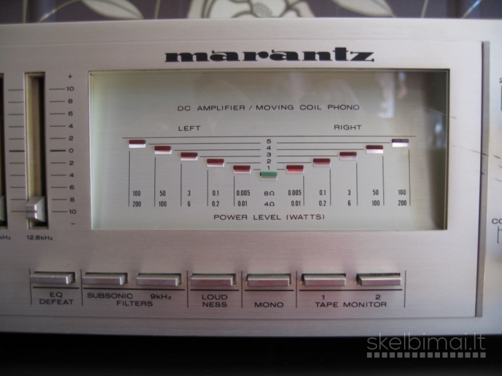 Marantz PM550 DC stereo amplifier (1982-84). Made in Japan.