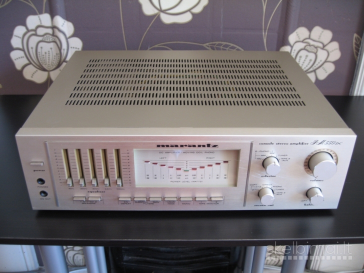 Marantz PM550 DC stereo amplifier (1982-84). Made in Japan.